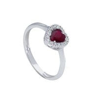 Ringe Babila Milano Dame Colore in Weißgold Rubino 0.60 Ct 262773RB - 262773RB